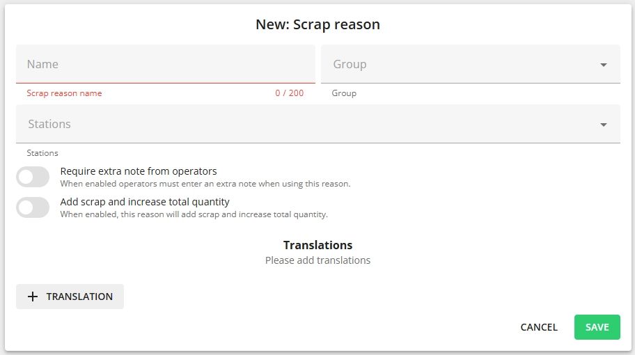 Screenshot: Translations: Add translations if necessary.
